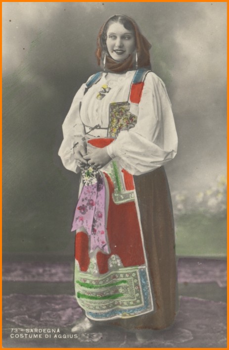 Aggius abito tradizionale femminile 1941