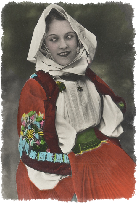 Atzara abito tradizionale foto d'epoca