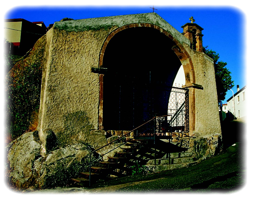 Bortigali la chiesa in parte rupestre di Sant Antonio Abate.