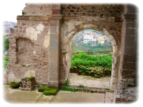 Busachi complesso architettonico monumentale Cullegiu ex convento dei gesuiti ruderi
