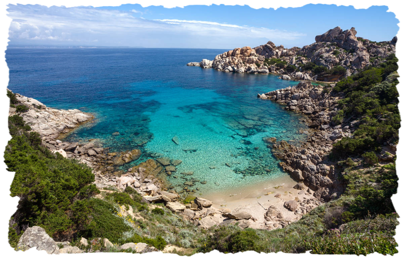 Capo Testa Cala Spinosa a Santa Teresa Gallura spiaggia meravigliosa della Gallura in Sardegna.