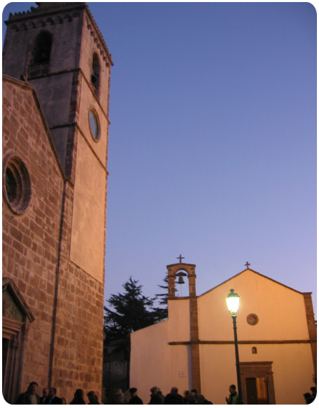 Chiesa parrocchiale di Santa Maria degli Angeli e chiesa del Rosario Bortigali.