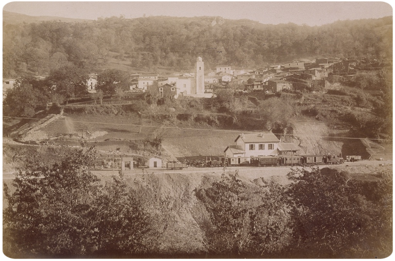 Ferrovie Secondarie della Sardegna Stazione di Belvi 1888 Ferrovie Secondarie della Sardegna Stazione di Belvi 1888