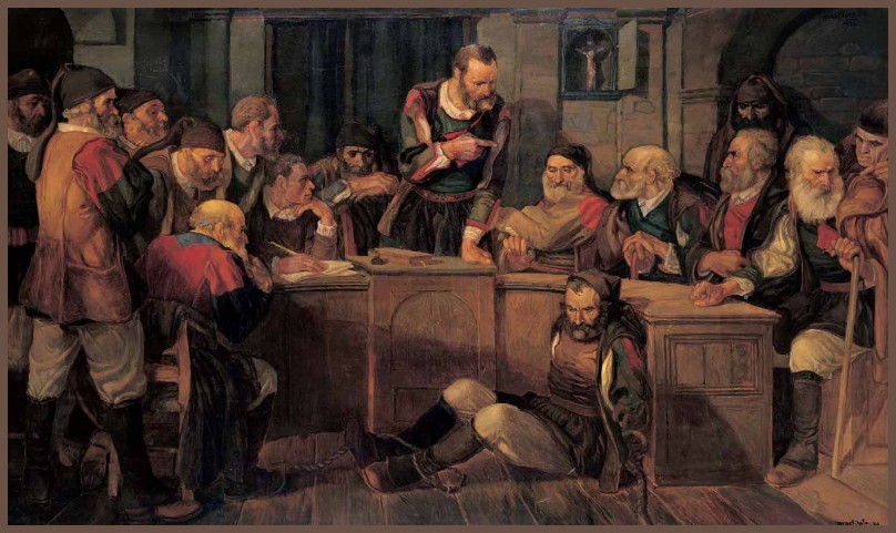 LA CACCIATA DELL'ARRENDADORE, 1926 di Mario Delitala. LA CACCIATA DELL'ARRENDADORE, 1926 di Mario Delitala.