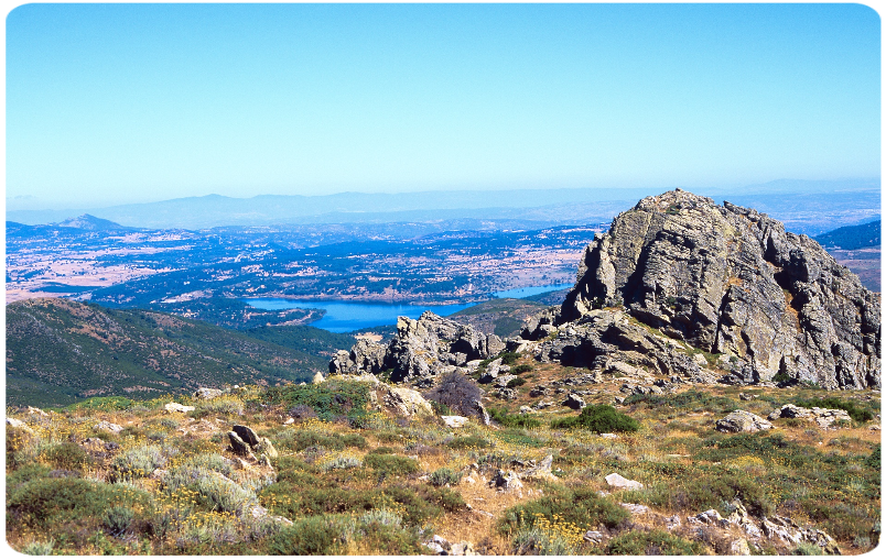Orgosolo Montes panorama