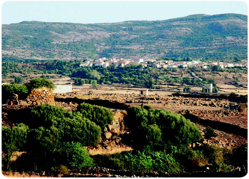 Panorama del paese di Birori, turismo a Birori, cosa vedere a Birori.
