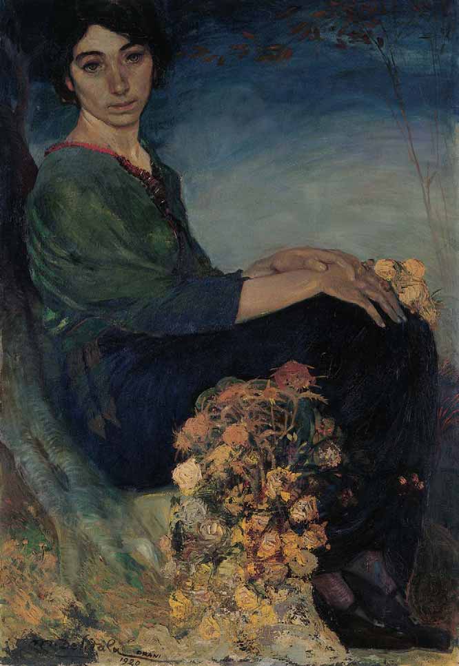 RITRATTO DELLA SORELLA ANITA (1915), Mario Delitala.