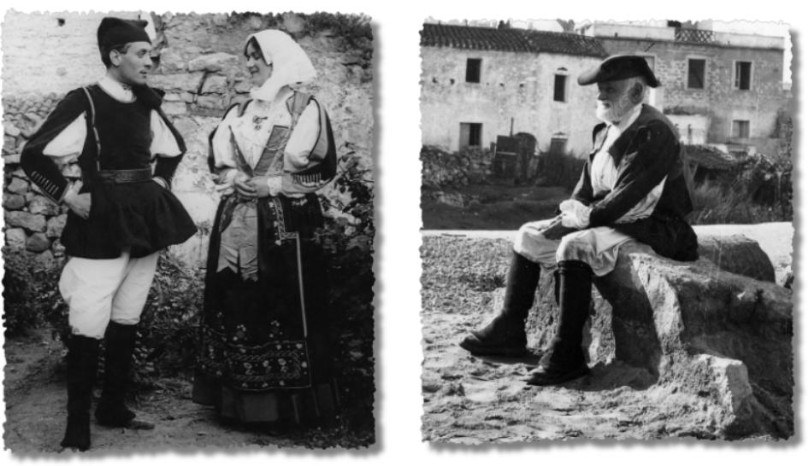 Sposi di Nuoro in Abito tradizionale e vecchio di Oliena Abiti Tradizionali Sardegna