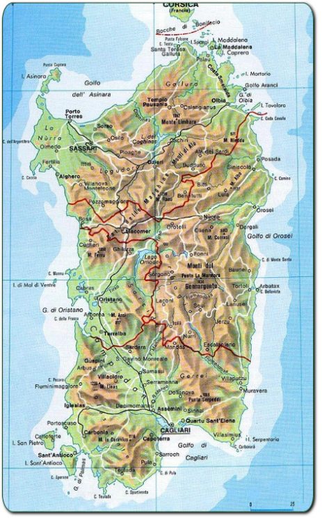 Le vie della Sardegna